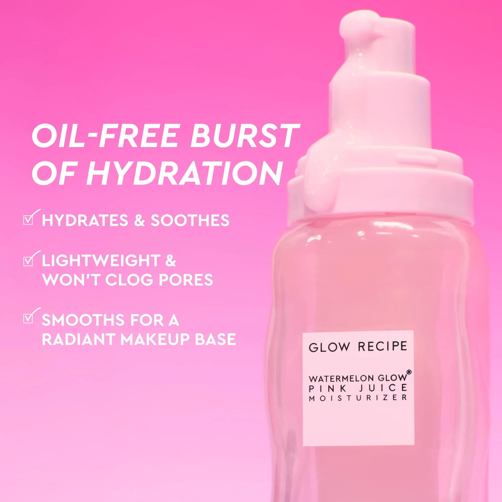 Glow Recipe Pink Juice Water Gel Moisturizer 1.7 Ounce | Hydrates Oily & Combination Skin - view 2