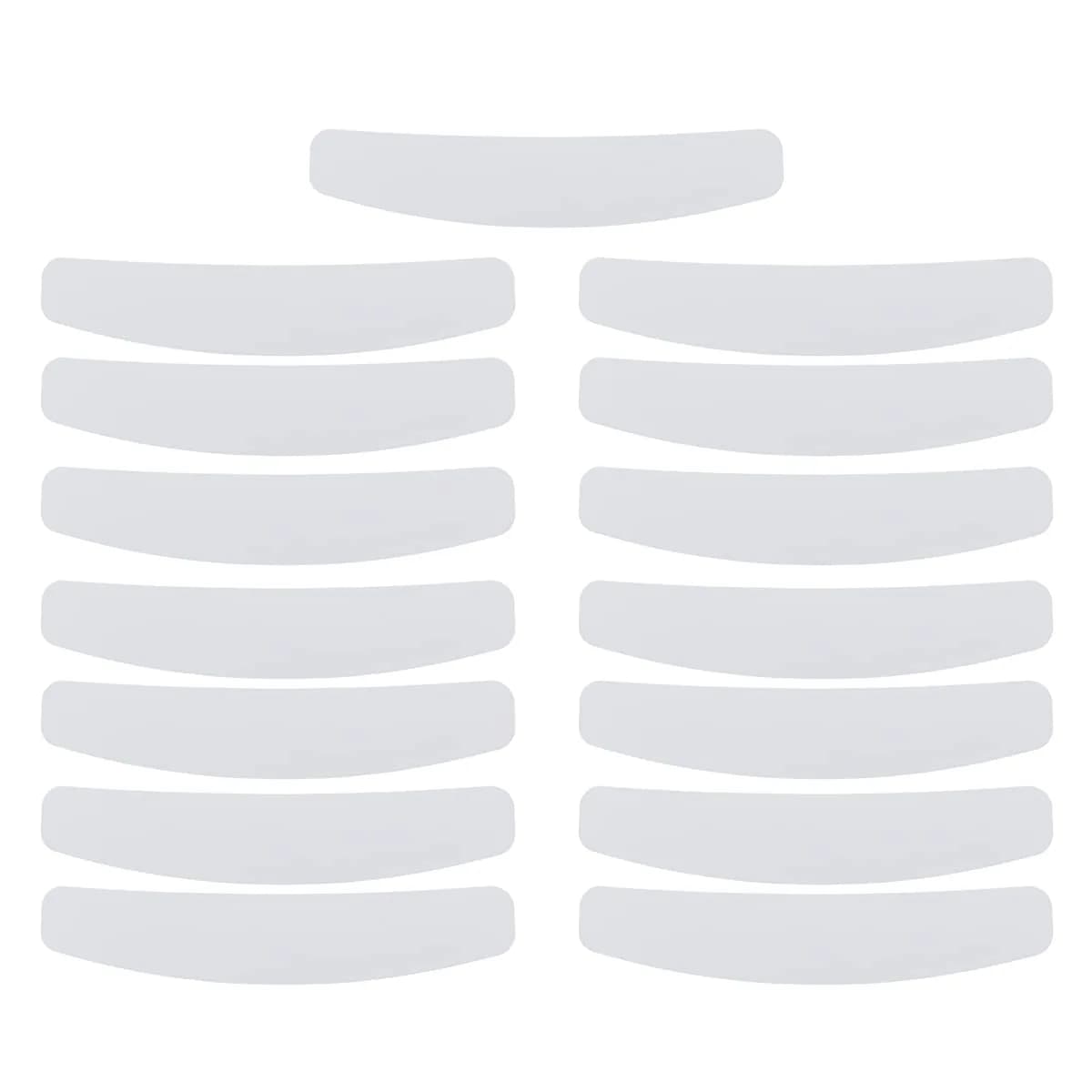 BLESSUME White 8 Insert Tab Collars for Clergy Shirts | Pack of 15, 1.6 cm (0.63 in) Width — White 8