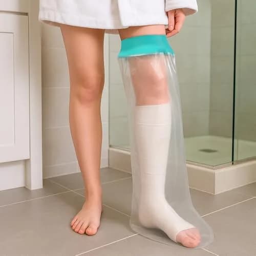 CIVJET Waterproof Cast Cover for Leg (21cm Diameter) | FDA Approved Medical Grade Shower Protection thumbnail 5