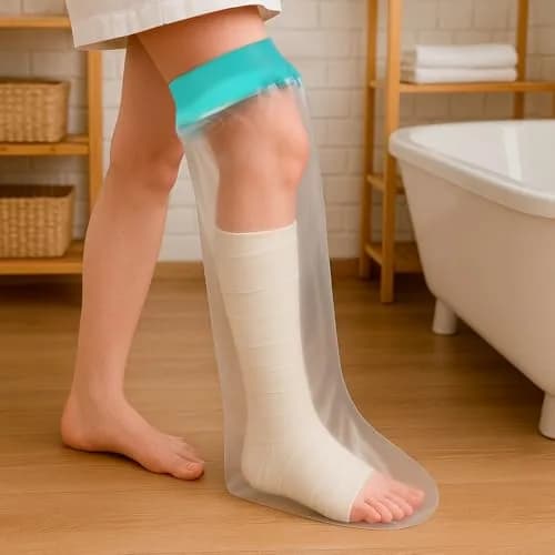 CIVJET Waterproof Cast Cover for Leg (21cm Diameter) | FDA Approved Medical Grade Shower Protection thumbnail 6