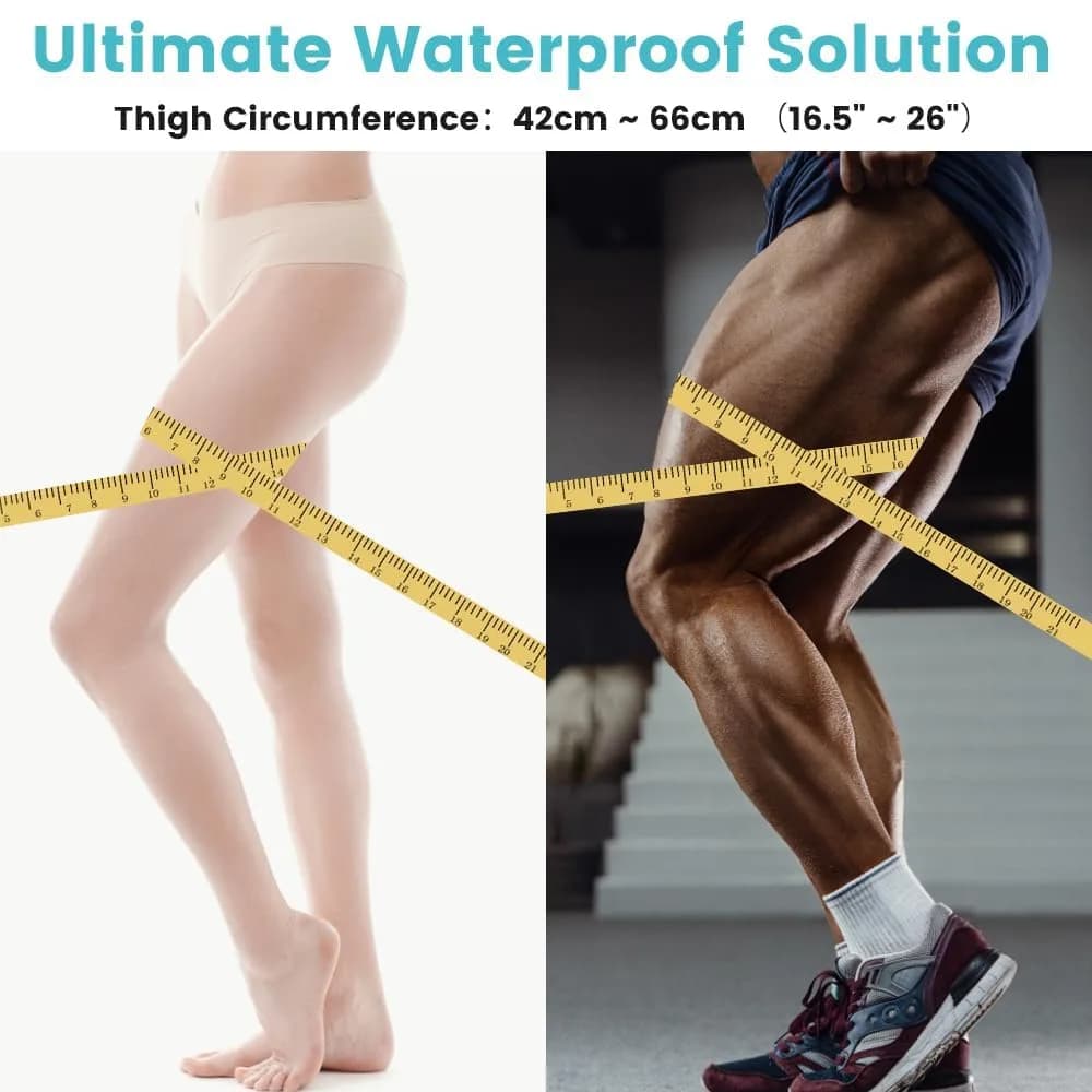 CIVJET Waterproof Cast Cover for Leg (21cm Diameter) | FDA Approved Medical Grade Shower Protection - view 8