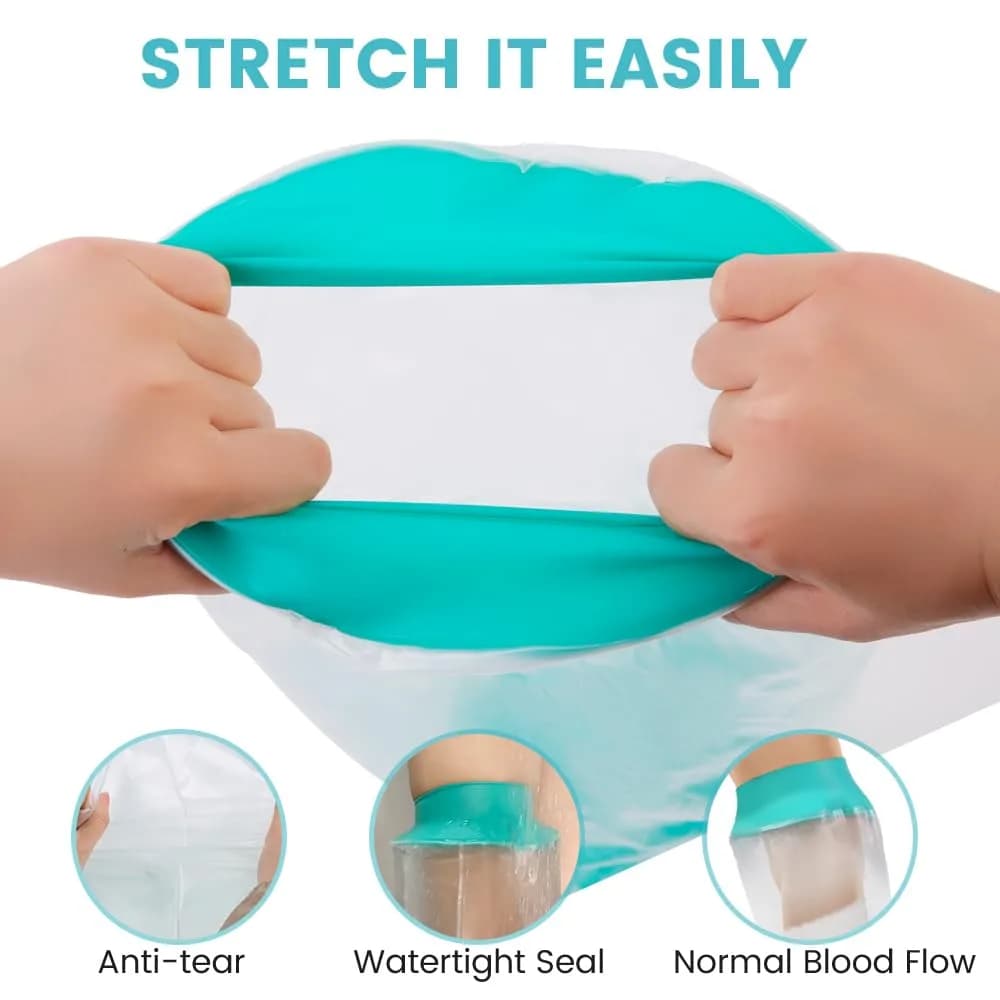 CIVJET Waterproof Cast Cover for Leg (21cm Diameter) | FDA Approved Medical Grade Shower Protection - view 9