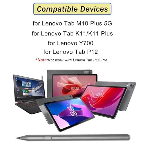 Mingxiong Tab Pen Plus Stylus for Lenovo Tab Plus, M11, P12, K11, Y700 | 4096 Pressure Levels, Palm Rejection thumbnail 2