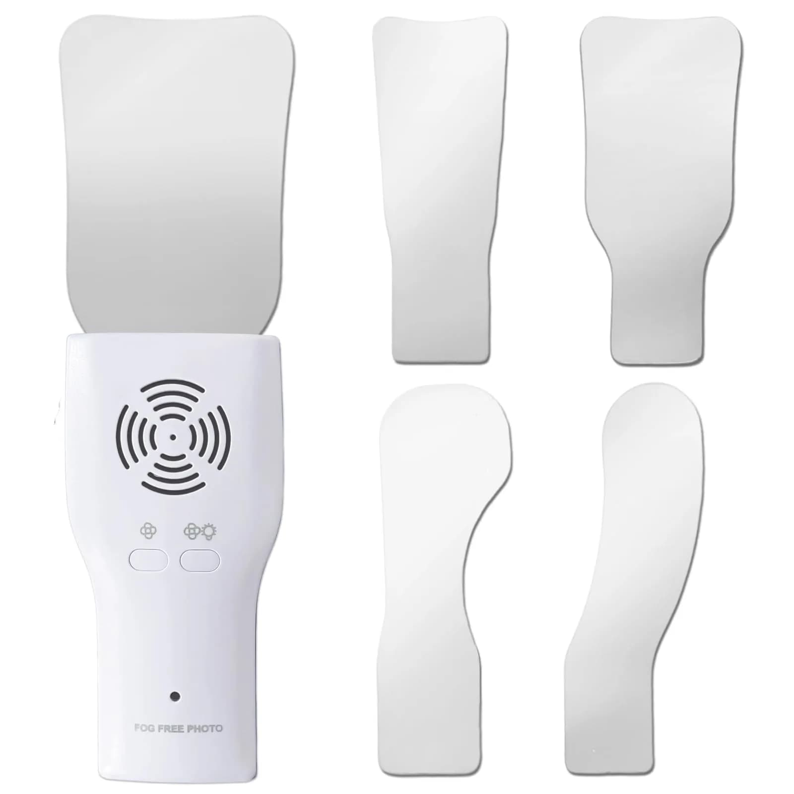 Ceonam Fog-Free Dental Photography Mirror Kit with 4 Rhodium Intraoral Mirrors | Fog-Free, LED Light, Rechargeable