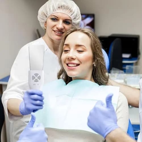 Ceonam Fog-Free Dental Photography Mirror Kit with 4 Rhodium Intraoral Mirrors | Fog-Free, LED Light, Rechargeable thumbnail 7