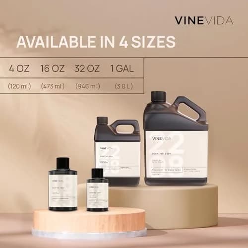 VINEVIDA Cashmere Hotel Fragrance Diffuser Oil 4 oz | Long-Lasting Home Scent Collection thumbnail 5