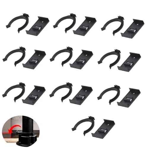UtySty Cabinet Leveler Leg Toe Kick Clips 10 Pack | 38-40mm Adjustable Furniture Legs thumbnail 1