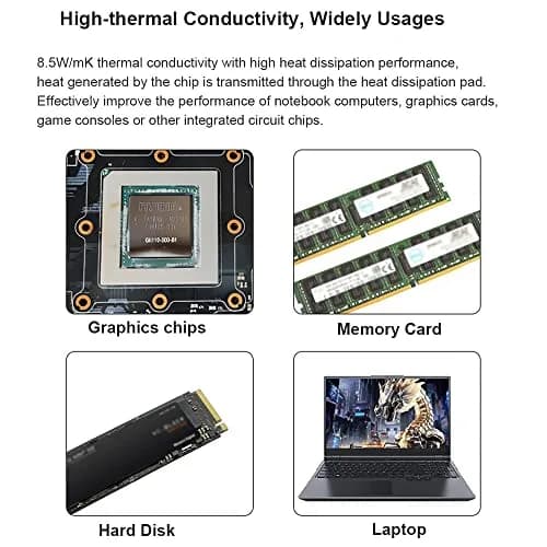 JOYJOM PTM7950 Phase Change Thermal Pad 31x50x0.25mm (1.22x1.97x0.01 inches) | 8.5W/mK High Conductivity for Laptops, GPUs, SSDs thumbnail 6