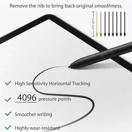 NWANTF Metal Nibs/Tips Replacement for Samsung Galaxy Tab S10/S9/S8/S7/S6, S26/S25/S24/S23/S22 Ultra S Pen, 2+6 pcs Set | Compatible with Multiple Samsung S Pens thumbnail 3