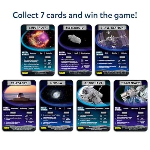 Skillmatics Guess in 10 – NASA Space Educational Card Game 196mm x 155mm x 45mm | STEM Learning Fun for Kids Ages 8+ thumbnail 5