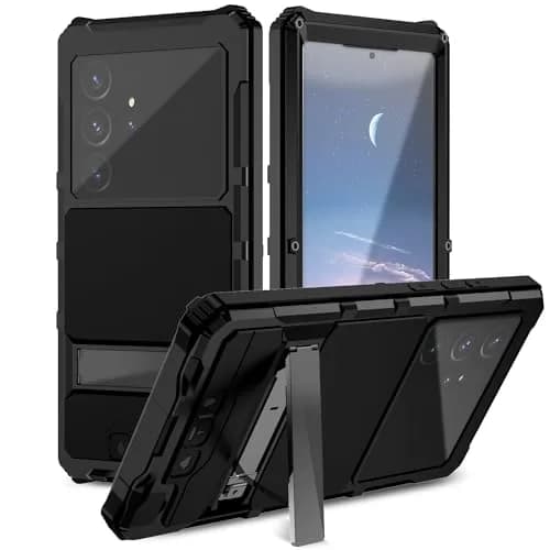 Lunivop Heavy Duty Case for Samsung Galaxy S24 Ultra 5G (6.8-inch) | Military-Grade Protection with Built-in Screen Protector thumbnail 2