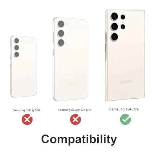 Lunivop Heavy Duty Case for Samsung Galaxy S24 Ultra 5G (6.8-inch) | Military-Grade Protection with Built-in Screen Protector thumbnail 3