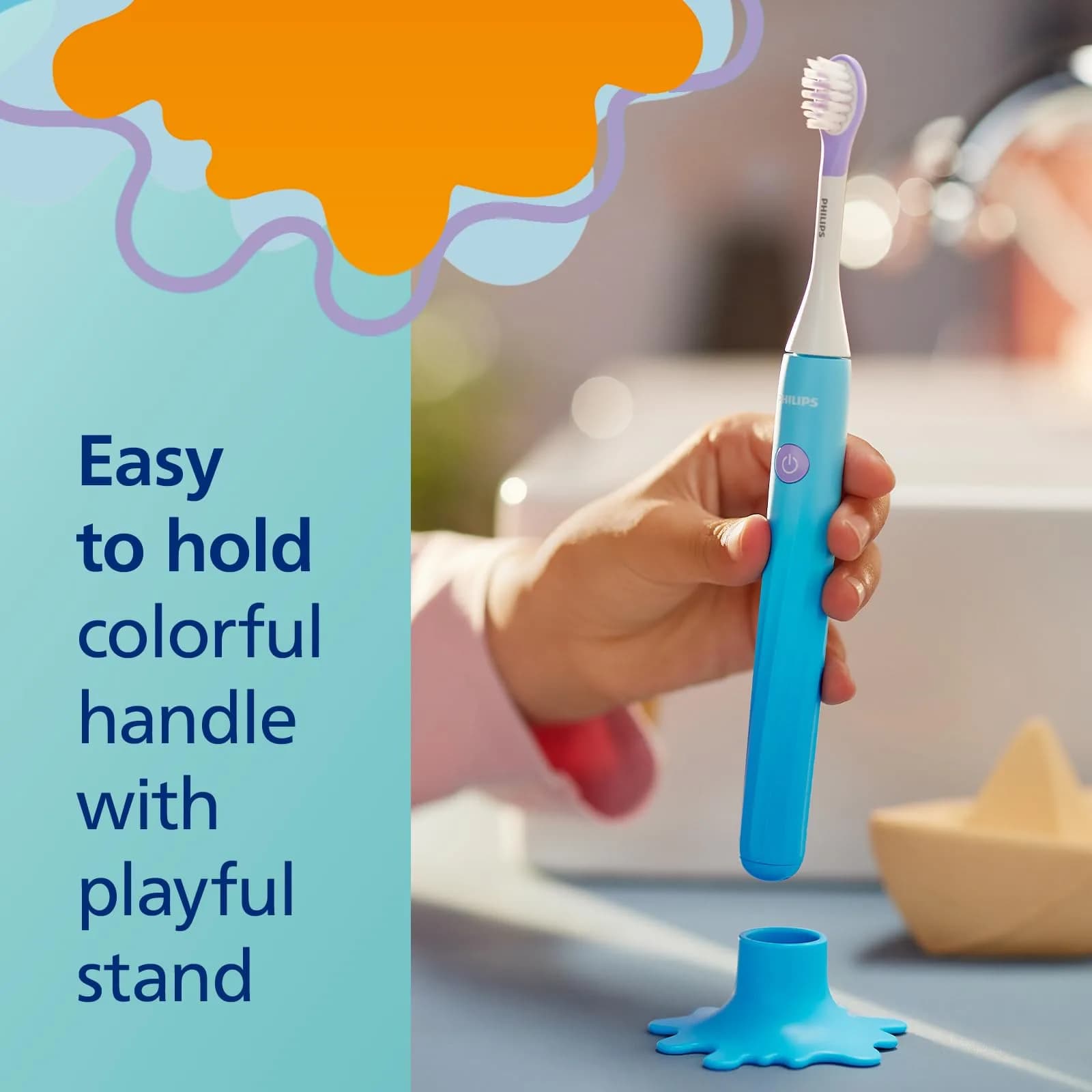 Philips Sonicare Replacement Brush Heads for Kids, 2-Pack Purple | Protects Enamel & Gums - view 6