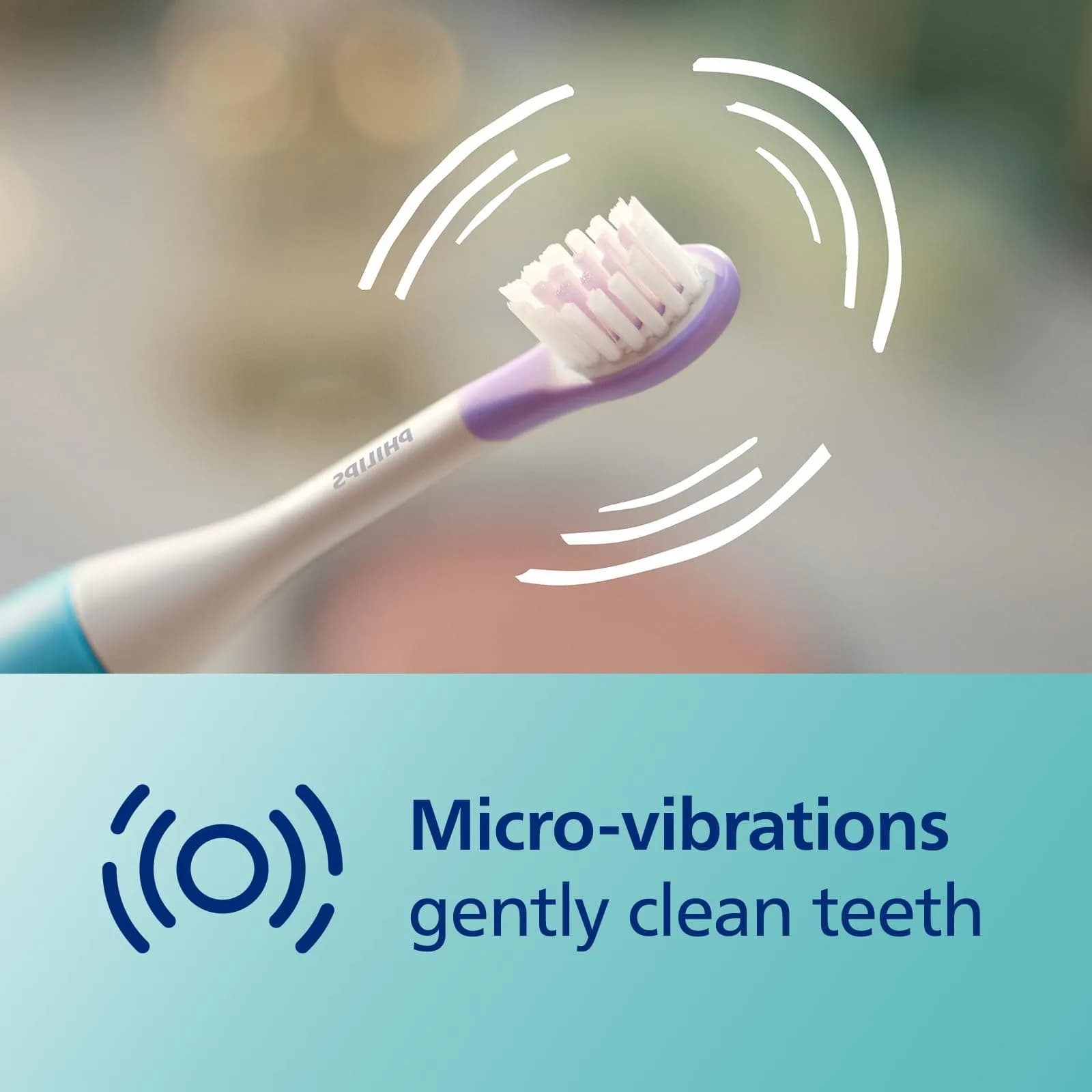 Philips Sonicare Replacement Brush Heads for Kids, 2-Pack Purple | Protects Enamel & Gums - view 4