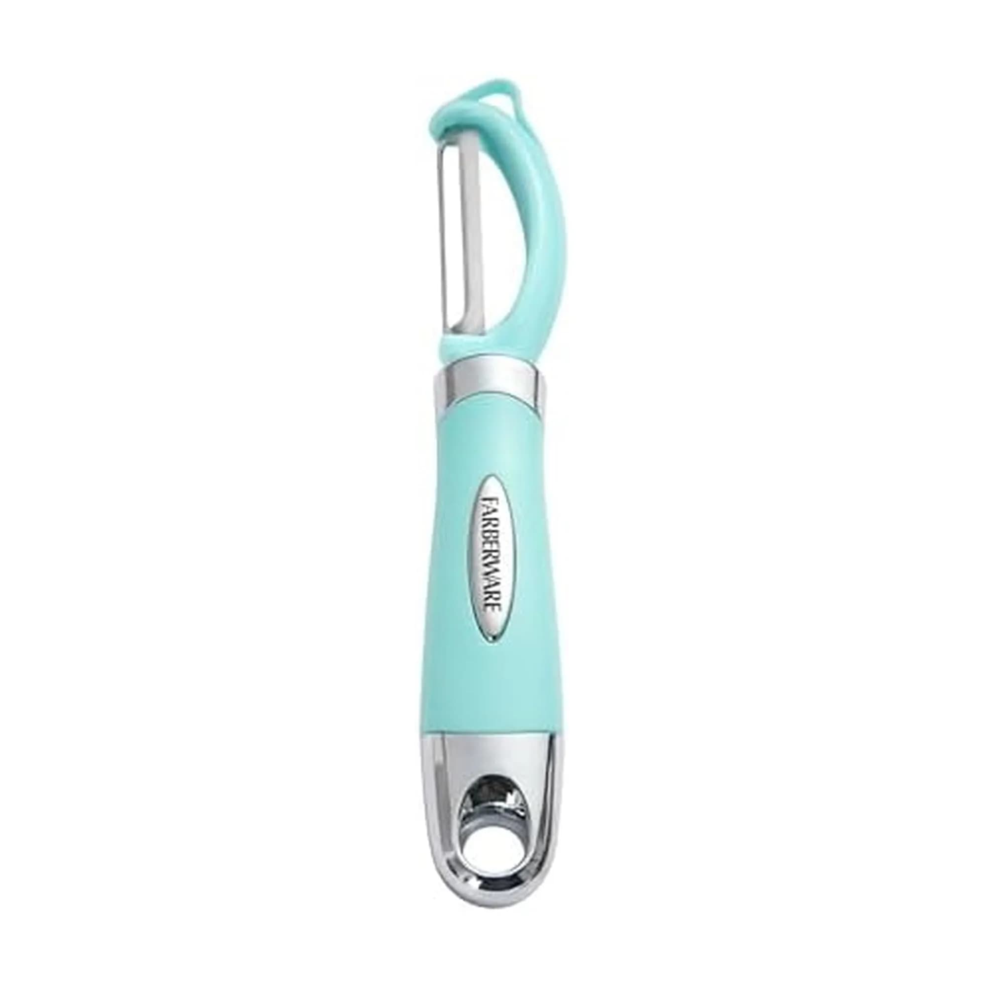 Farberware Pro2 Euro Peeler Aqua Sky | Sharp Stainless Steel Swivel Blade & Ergonomic Handle - main product image