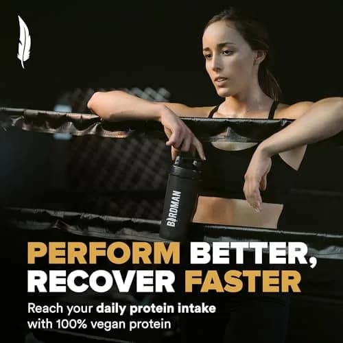 BIRDMAN Falcon Performance Vegan Protein Powder, 5 lb | 31g Protein, 5g Creatine, 5g BCAA, Probiotics, Electrolytes, Low Carb, Sugar Free, Dairy Free thumbnail 7