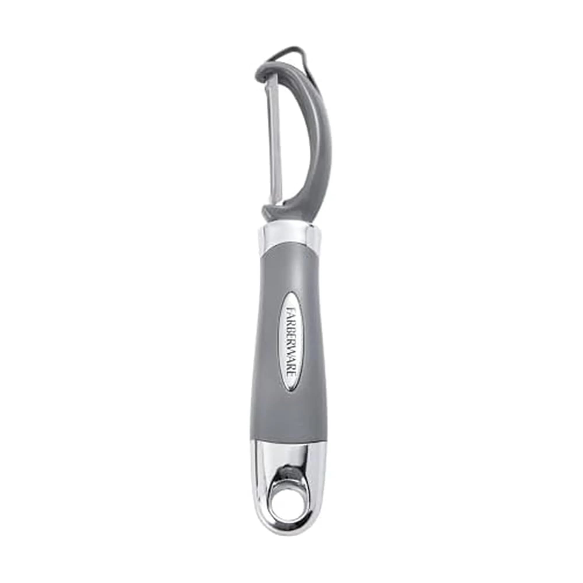 Farberware Professional Jewel Grey Euro Vegetable Peeler with Swivel Blade & Ergonomic Handle - main product image