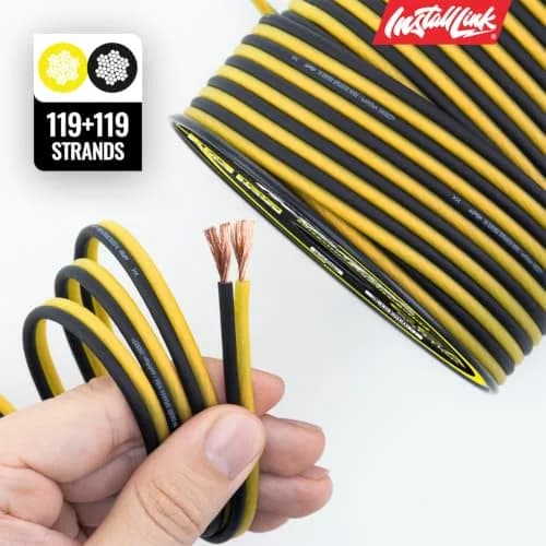 Install Link 14 AWG Gauge Speaker Wire 100 Feet (30.5m) | CCA Copper Clad Aluminum thumbnail 8