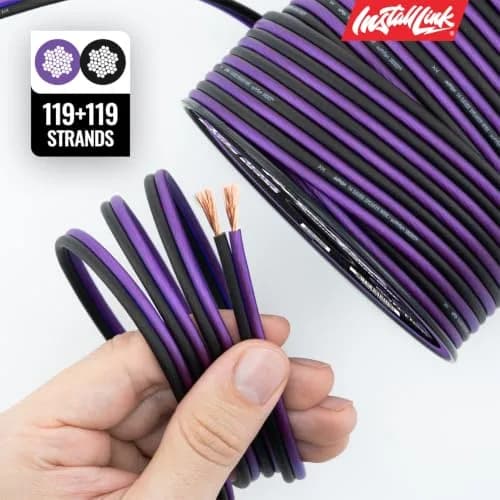 Install Link 14 AWG Gauge Speaker Wire 30.5m (100 Feet) | CCA Copper Clad Aluminum for Home Theater & Car Audio thumbnail 8