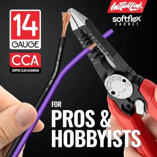 Install Link 14 AWG Gauge Speaker Wire 30.5m (100 Feet) | CCA Copper Clad Aluminum for Home Theater & Car Audio thumbnail 3