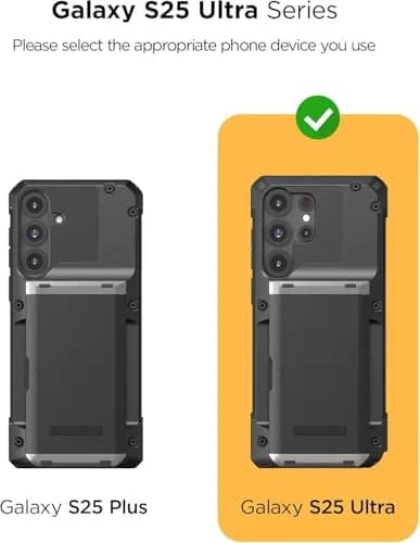VRS DESIGN Terra Guard Ultimate for Galaxy S24 Ultra Phone Case | Matte Black, Magsafe Compatible, Camera Cover thumbnail 8