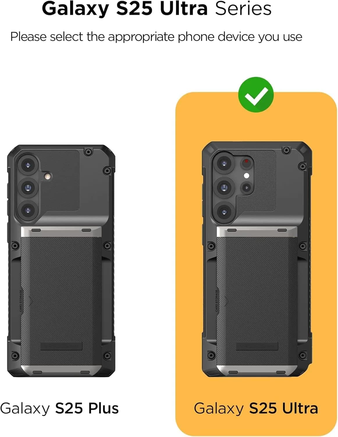 VRS DESIGN Terra Guard Ultimate for Galaxy S24 Ultra Phone Case | Matte Black, Magsafe Compatible, Camera Cover - view 8