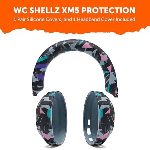 WC ShellZ XM5 - Exterior Shell & Headband Covers for Sony WH1000XM5 | Durable Silicone Fit thumbnail 6