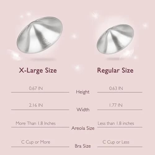 Boboduck 999 Sterling Silver Nipple Cups for Breastfeeding - Original Sore Nipple Relief - 2 Count thumbnail 7