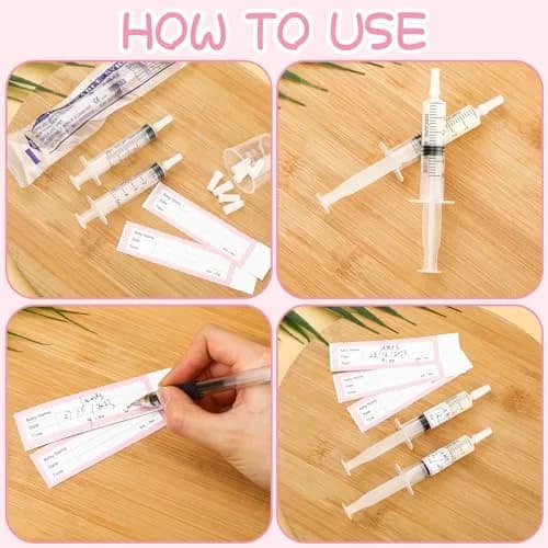 TrelaCo 100 Sets 5 ml Clear Colostrum Syringes with Caps & 20ml Cup | Sterile Sealed for Breast Milk Collection thumbnail 4