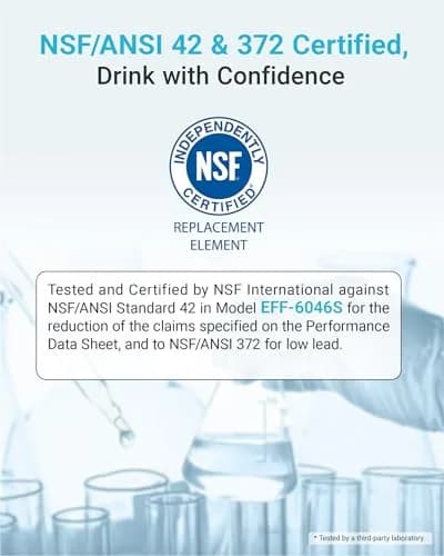 AQUA CREST LT1000PC Refrigerator Water Filter and Air Filter Combo | NSF Certified 2-Pack thumbnail 4