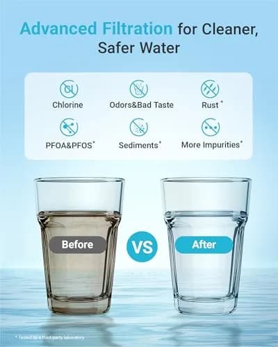 AQUA CREST LT1000PC Refrigerator Water Filter and Air Filter Combo | NSF Certified 2-Pack thumbnail 5