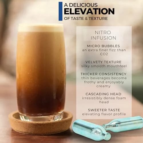 ICO 2g Nitrogen Cartridges | Professional Cold Brew & Beer Infusion, 30-Pack thumbnail 5