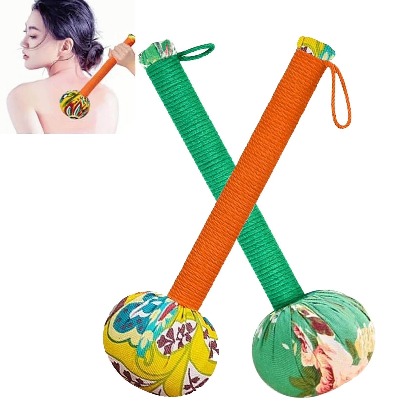 APSWUDR Manual Body Massage Hammer 25.9 cm (10.24 inches) | Traditional Mugwort Formula for Muscle Relief - main product image