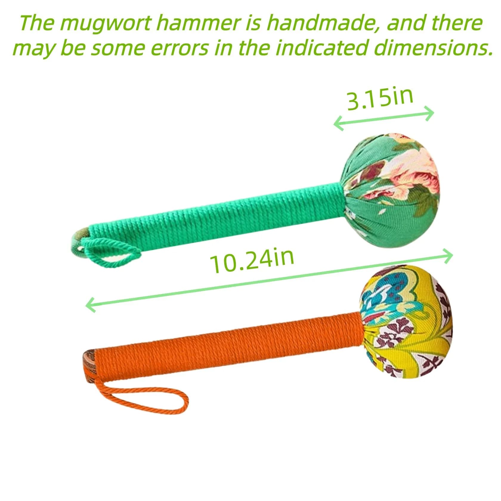 APSWUDR Manual Body Massage Hammer 25.9 cm (10.24 inches) | Traditional Mugwort Formula for Muscle Relief - view 6