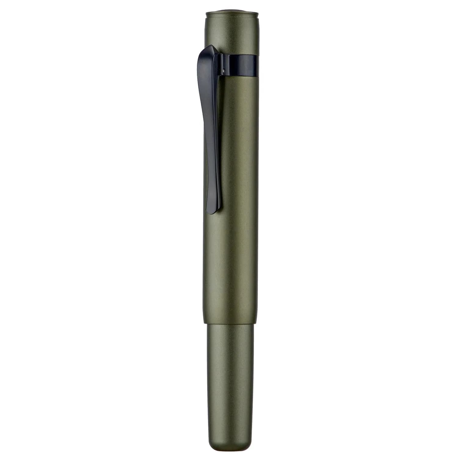 Hongdian M2 Black Forest Mini Fountain Pen Army Green 105mm (4.13 inches) | Smooth Ink Flow Writing Instrument — Army Green