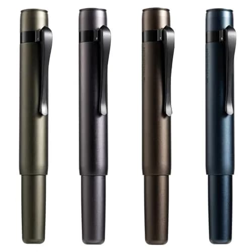 Hongdian M2 Black Forest Mini Fountain Pen Army Green 105mm (4.13 inches) | Smooth Ink Flow Writing Instrument thumbnail 9