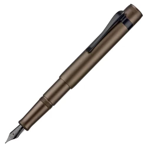 HONG DIAN M2 Black Forest Mini Fountain Pen, Caramel Brown | Smooth Ink Flow Writing Instrument thumbnail 2