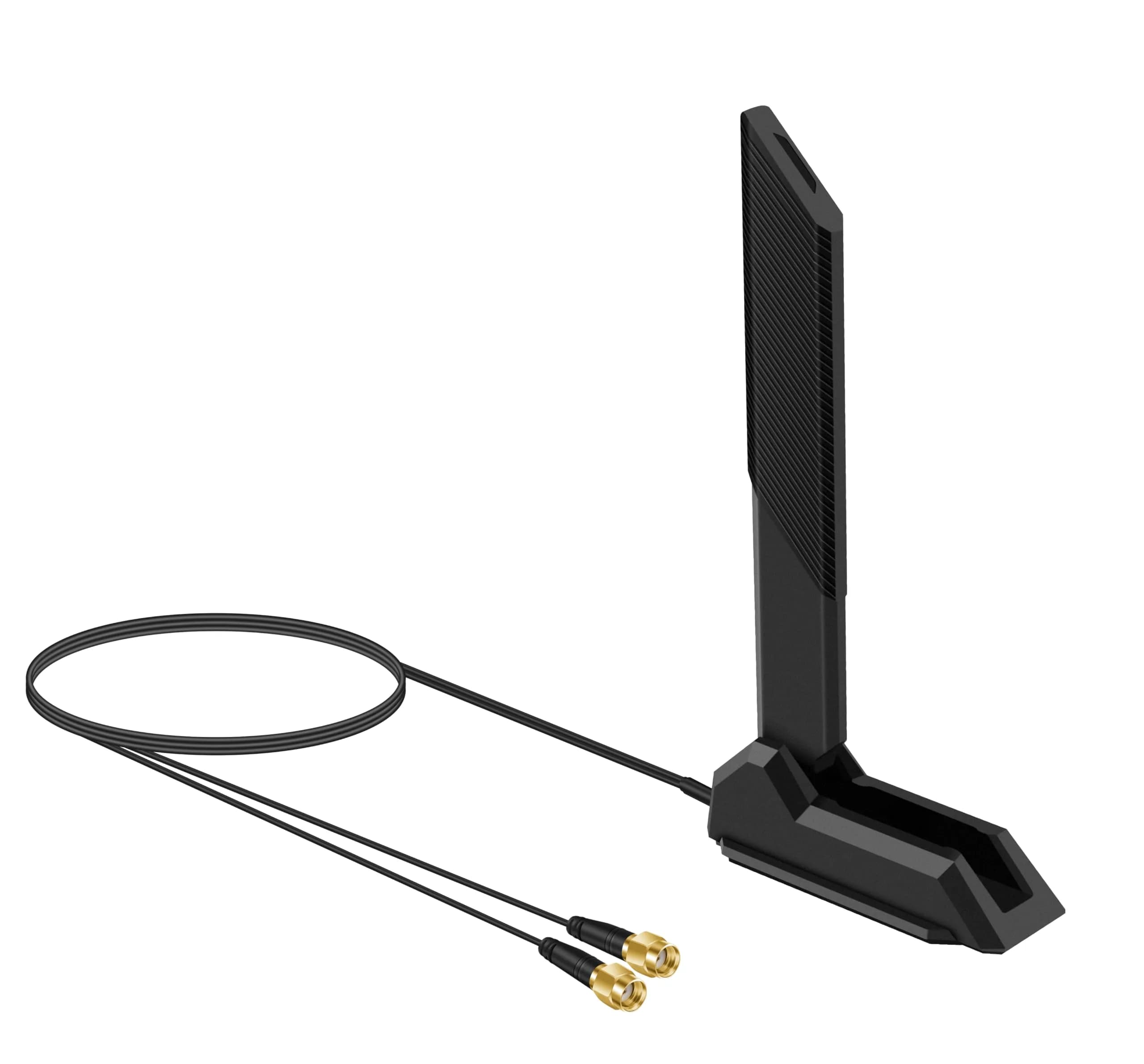 Slinkdsco WiFi 6E Tri-Band Antenna 6GHz 5.8GHz 2.4GHz | Omni-Directional Long Range Signal (115-120c)