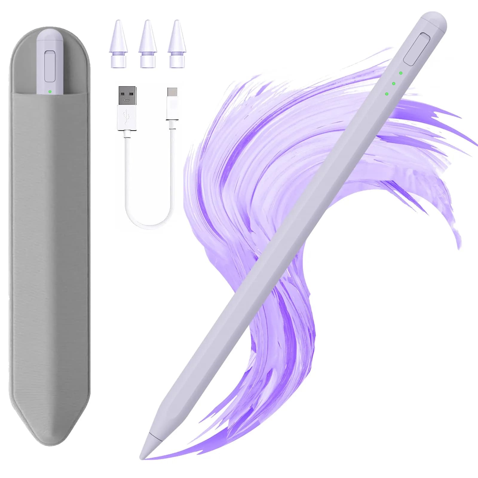 JvKzaen Stylus Pen for iPad 10th & 11th Gen | Fast Charge, Palm Rejection, Tilt Sensitivity (70-120 chars)