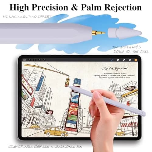 JvKzaen Stylus Pen for iPad 10th & 11th Gen | Fast Charge, Palm Rejection, Tilt Sensitivity (70-120 chars) thumbnail 6