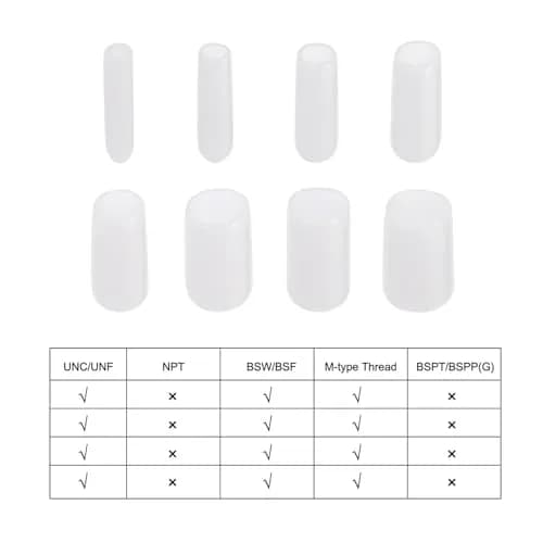 uxcell Rubber End Caps 1.5mm ID | Vinyl Round Tube Bolt Cover for Furniture & Protectors thumbnail 4