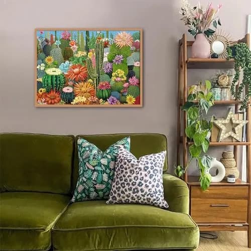 PPuzzling Succulent Garden Jigsaw Puzzles 1000 Pieces 53cm x 75cm | Educational & Non-Toxic Puzzle for Adults thumbnail 6