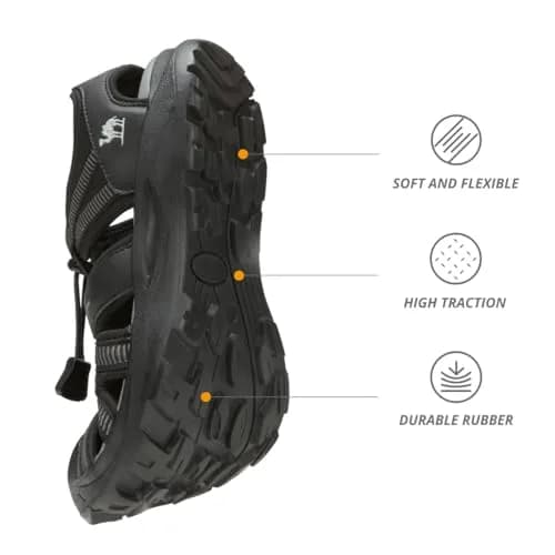 CAMEL CROWN Men's Waterproof Hiking Sandals Closed Toe Water Sandals Athletic Sport Sandal Summer Sandal Beach for Outdoor | Breathable & Durable thumbnail 5