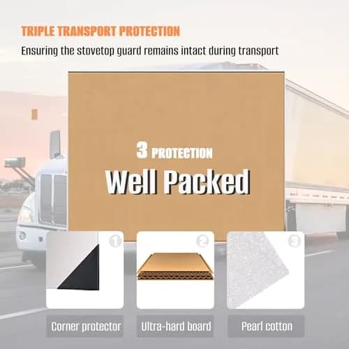 TUTU 30" x 24" Stainless Steel Stove Backsplash | Easy Clean Wall Shield for Range Hoods thumbnail 3