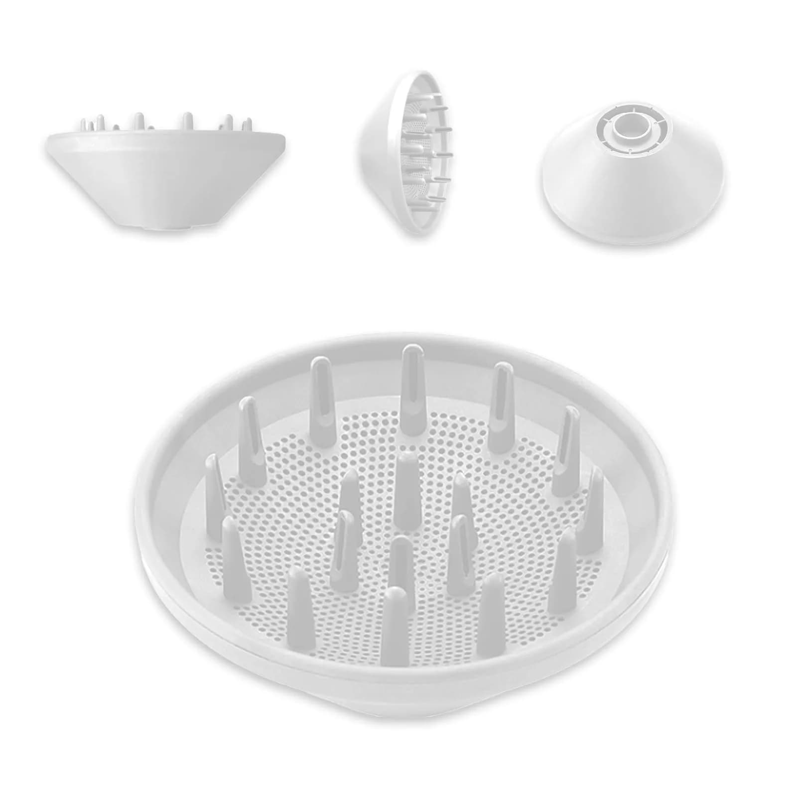 SEICHYGO 360° Rotating Diffuser Attachment Compatible with Laifen Swift Hair Dryer, White | Diffuses Air for Curly & Wavy Hair — White