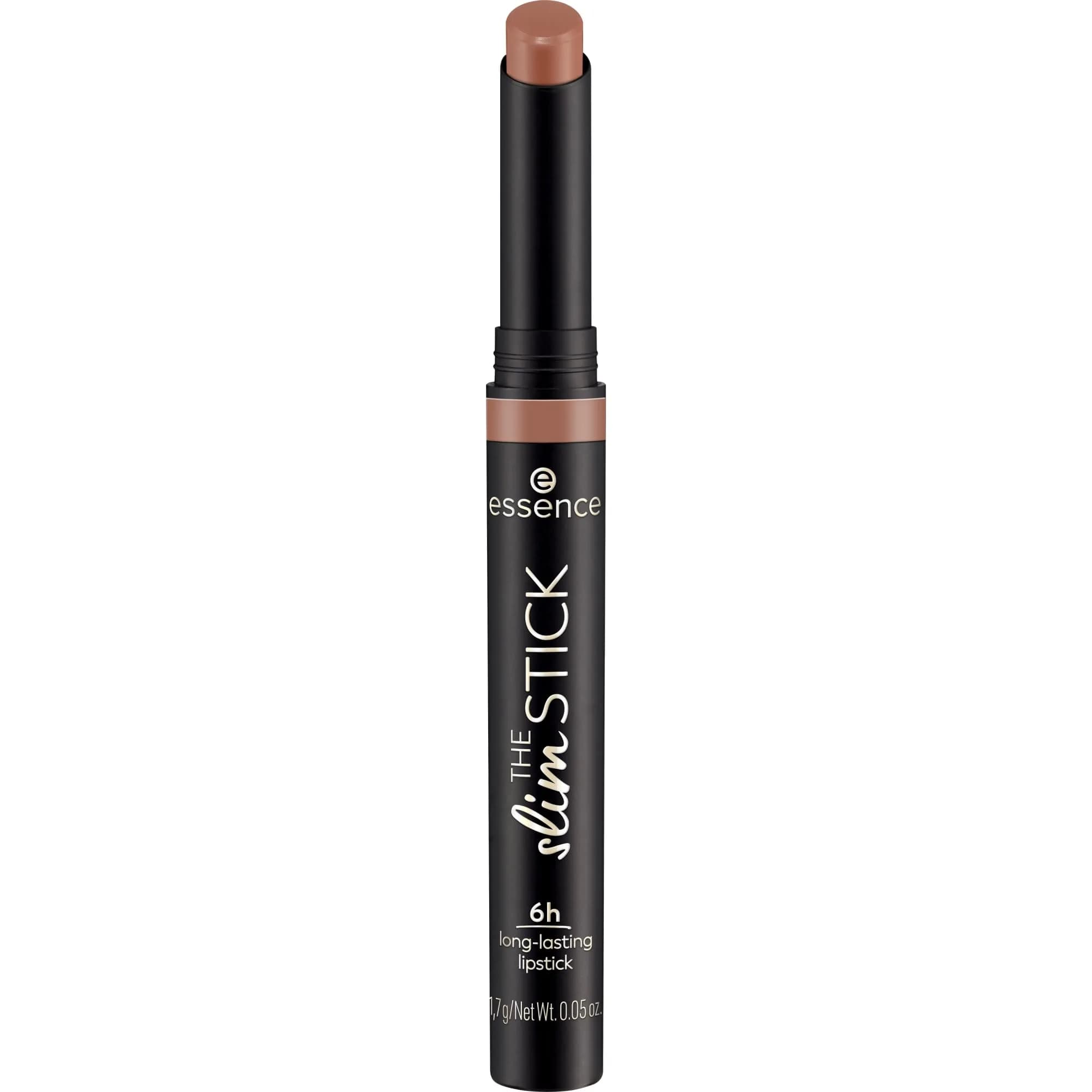 Essence Cosmetics The Slim Stick Lip Color 1.7 g | Matte, Vegan, Long-Lasting, Nude Shade
