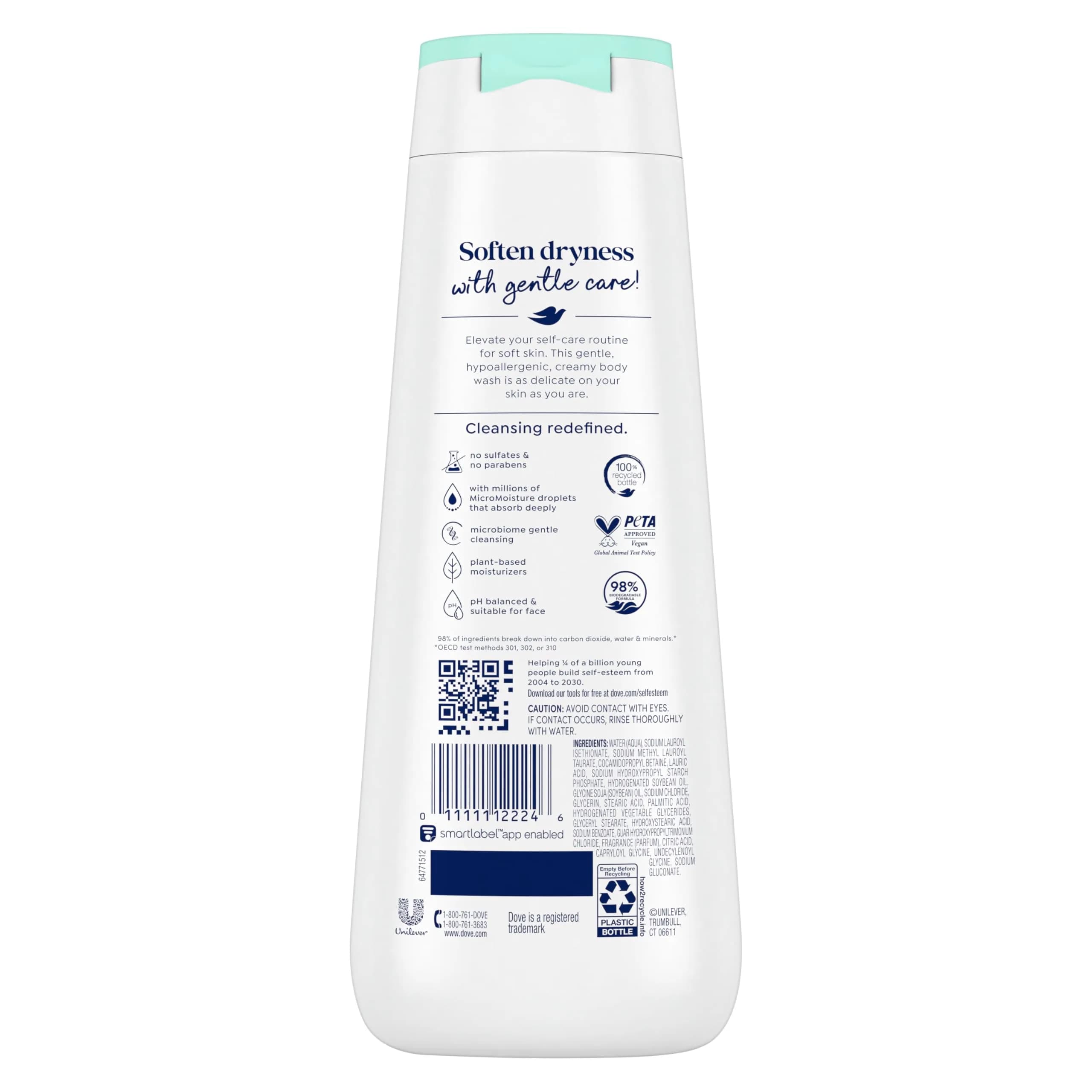 Dove Sensitive Skin Nourishing Body Wash | Authentic USA Import - view 2