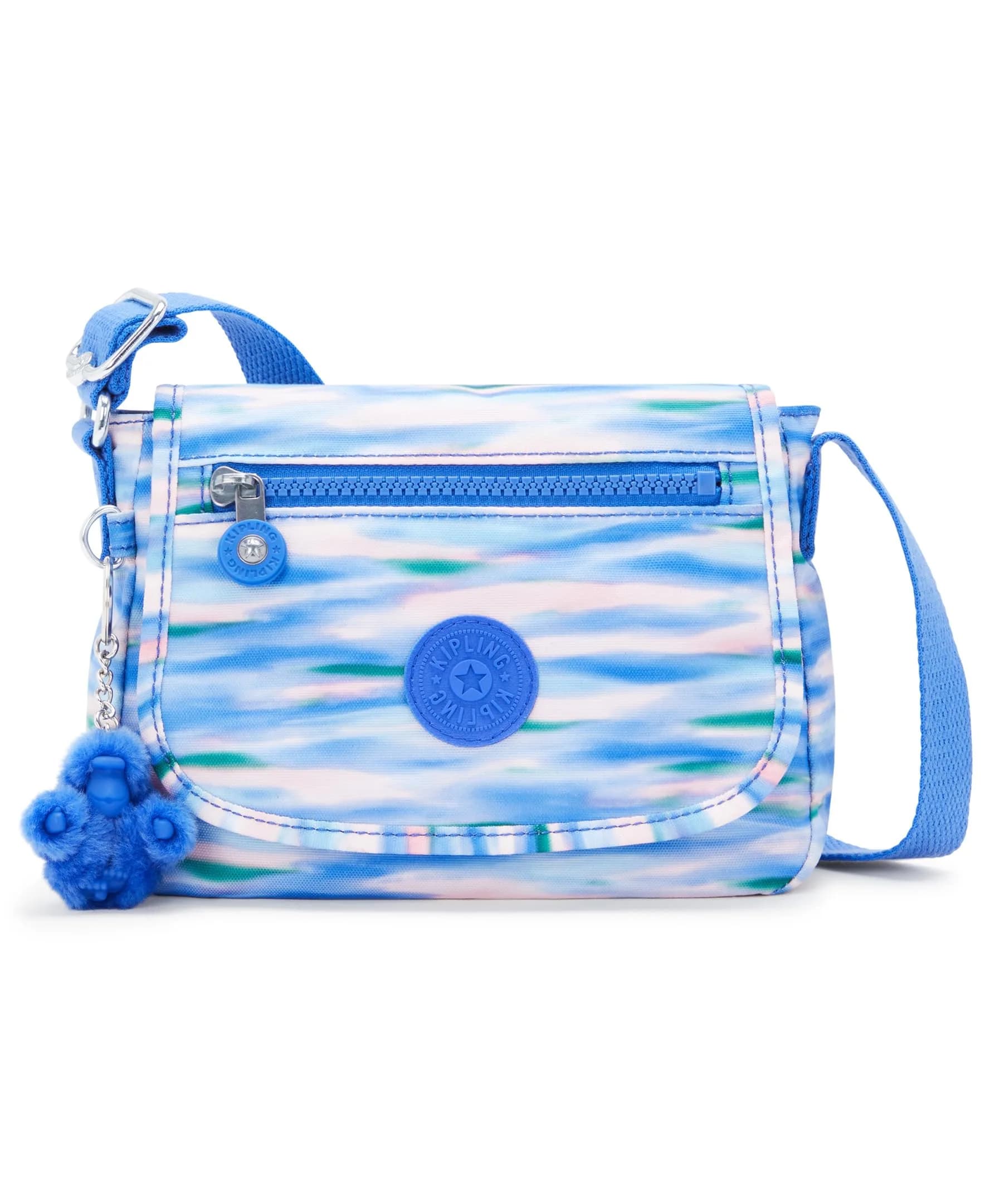 Kipling Sabian U Mini Crossbody Bag in Diluted Blue (7.75"L x 6"H x 3.25"D) - Lightweight & Water-Resistant - main product image
