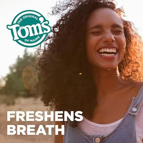 Tom's of Maine Antiplaque and Whitening Toothpaste Fennel 3 Pack 4.5 oz (127.5g) | Fluoride Free Natural Whitening thumbnail 5