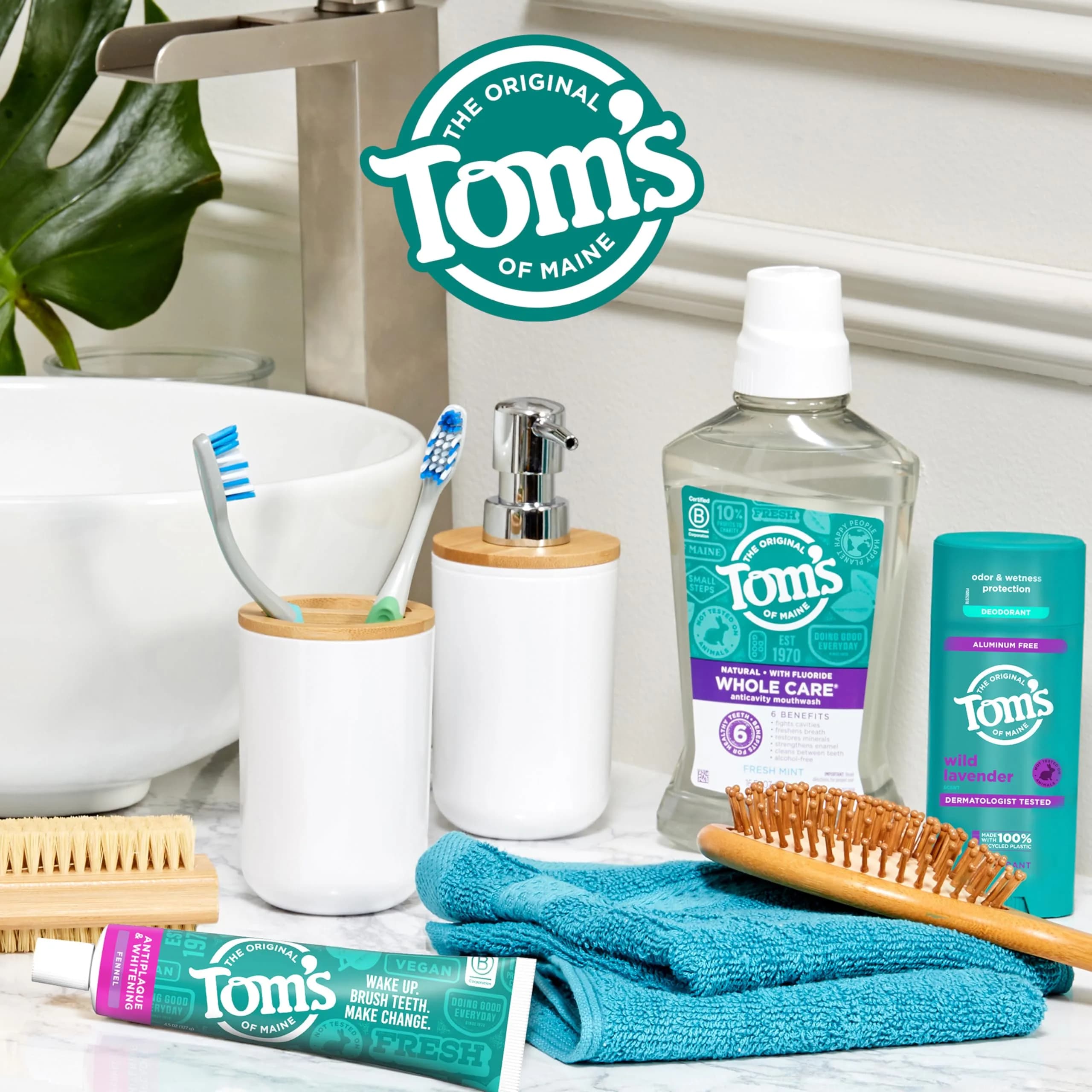 Tom's of Maine Antiplaque and Whitening Toothpaste Fennel 3 Pack 4.5 oz (127.5g) | Fluoride Free Natural Whitening - view 8